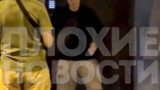 In Moscow, a drug addict and drunk man went on a rampage