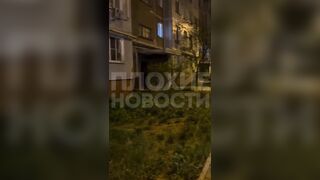 In Moscow, a drug addict and drunk man went on a rampage