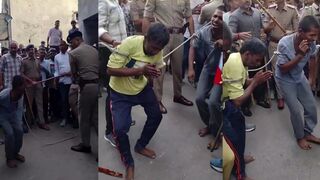 Muslim Cow Smugglers Abused By Police In India
