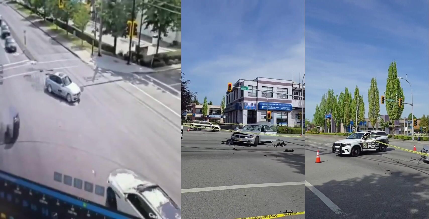 The motorcycle with automatic avoidance ability saved the life of this useless rider.