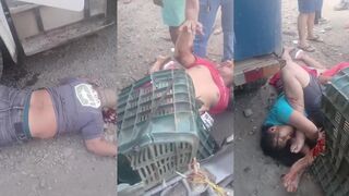 2 killed when car hits 2 motorists