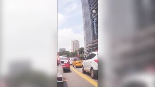 Peron Jumps From A Tall Building In  Kuala Lumpur, on Saturday Afternoon