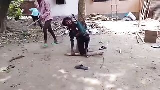 Muslim Man Tied To The Tree, Clubbed By Hindu Youth