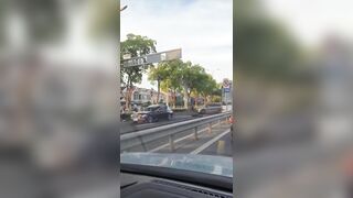 Victim Of Hit And Run Gets Finished Off By Mercedes