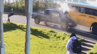 Spectacular Crash In Madison NY, Six Hospitalized