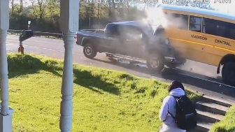 Spectacular Crash In Madison NY, Six Hospitalized