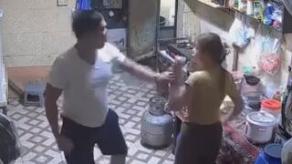 Woman Slaps BF And Regrets It Instantly