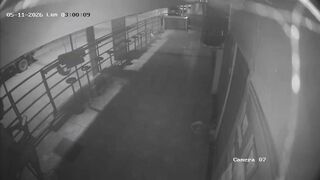 Disturbing CCTV Video Shows Officer Hanging Himself Outside Local Store