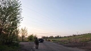 The moment of the RU drone attack on NRK, which was delivering supplies