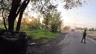 The moment of the RU drone attack on NRK, which was delivering supplies