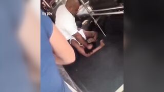 Bus driver brutally beats man