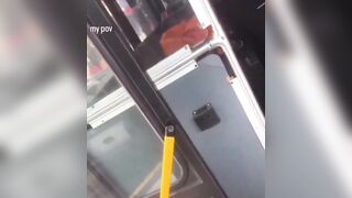 Bus driver brutally beats man