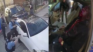 Wanted Murder Suspect Shot Dead After Ramming Vehicles During Police Chase(Full Video