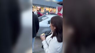 Motorcycle Thief Caught And Beaten In Front of Police