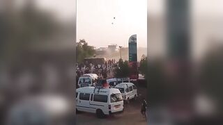 Passengers Bus Race Accident Leaves 25 Innjured In Pakistan