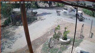 Trio On Motorcycle Destroyed By SUV,  Two In Critical Condition