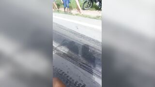 Motorcyclist Completely Annihilated by Truck in Horrific Crash