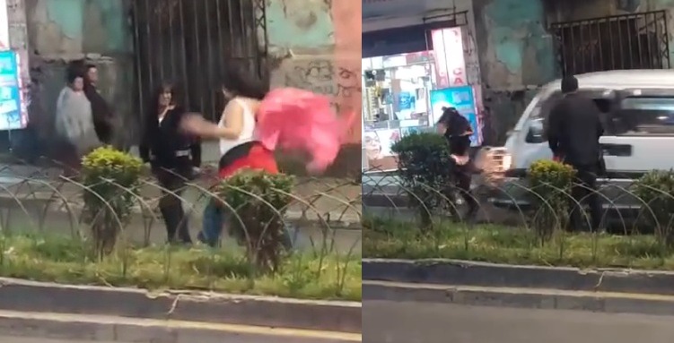 Woman Seriously Injured After Being Pushed in Front of Minibus Amid Street Brawl