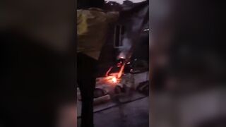 Horrifying Moment: Day Laborer Electrocuted on Construction Roof in Dhaka