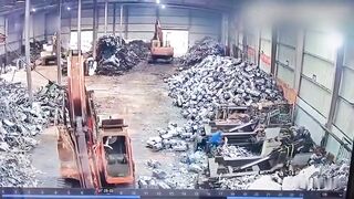 Classic: Factory Worker Has Entire Body Crushed Like Toothpaste With Lung Popping Out
