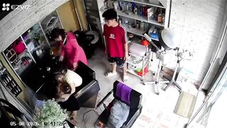 Woman Holding Baby Punched And Kicked By Own Family Members