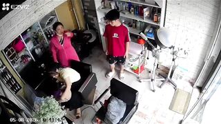Woman Holding Baby Punched And Kicked By Own Family Members