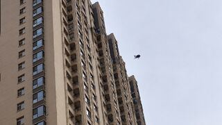 Woman Jumps From A Residental Building In China