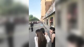 Woman Jumps From A Residental Building In China