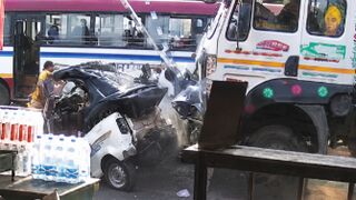 Seven Seriously Injured, One Lost Leg After Truck Slams Into Traffic