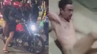Man accused of theft is beaten, stripped and left injured in Rio