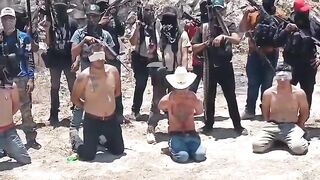 CJNG and Gulf Cartel Execute and Behead 4 Mayo-Zetas (Extended & Boring Version)