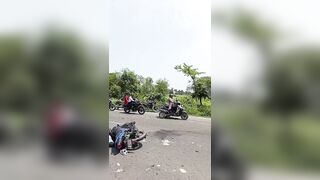 Motorcyclists Dismembered And Killed In traffic Accident