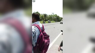 Motorcyclists Dismembered And Killed In traffic Accident