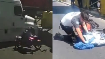CCTV Captures Instant Death Of Biker In Guatemala