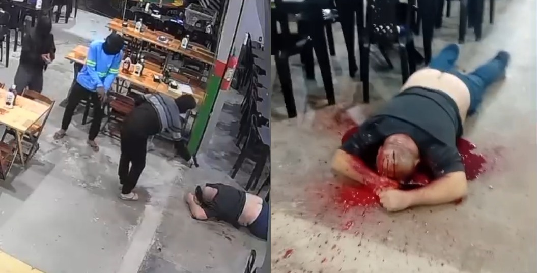 4 Masked Gunmen Pump Dozens of Rounds into Municipal Guard Outside Pizza Shop