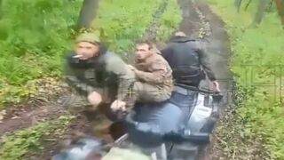 Ukr friends droned on an ATV ride.