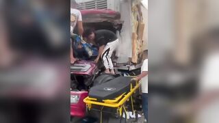 Head On Collision Between Two Trucks Leaves Both Drivers Dead
