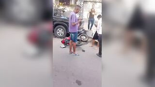 Motorcyclist ended up dying, his skull crushed