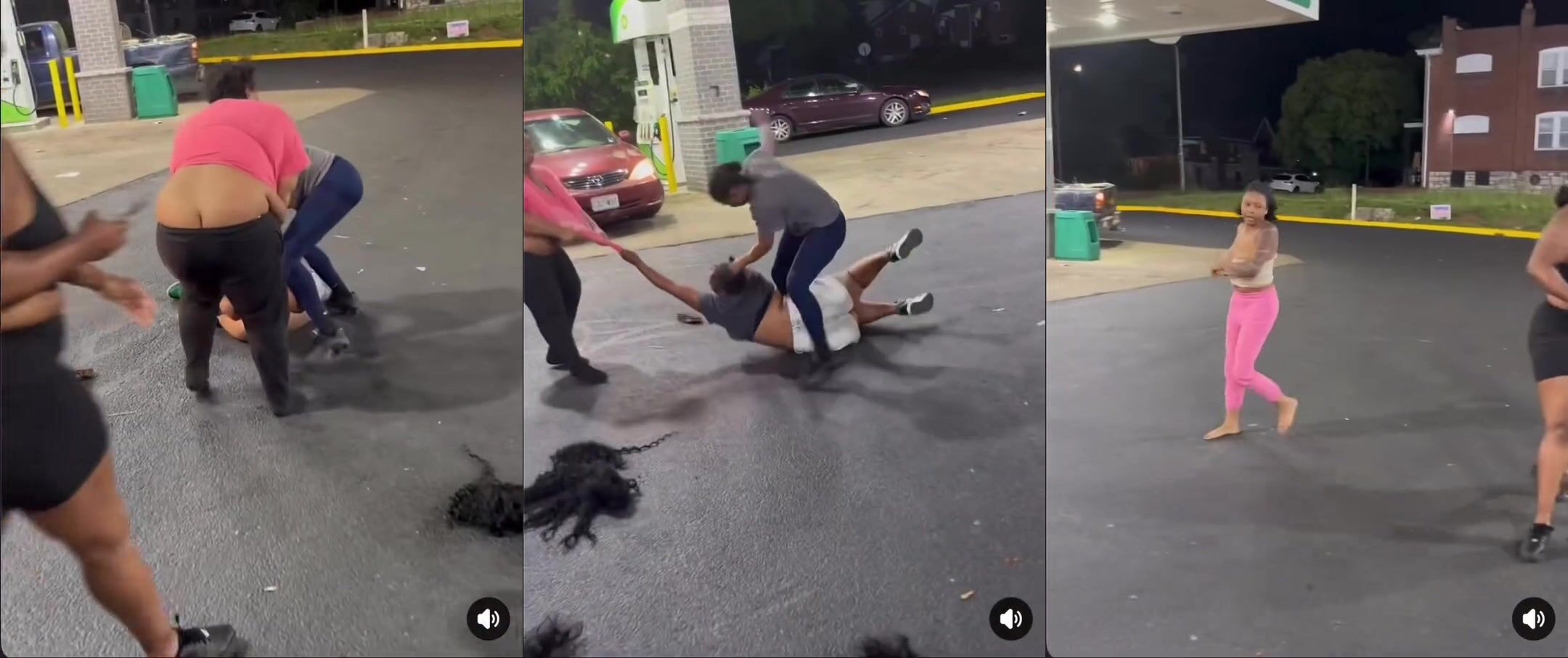 Big ass titties come out in fight