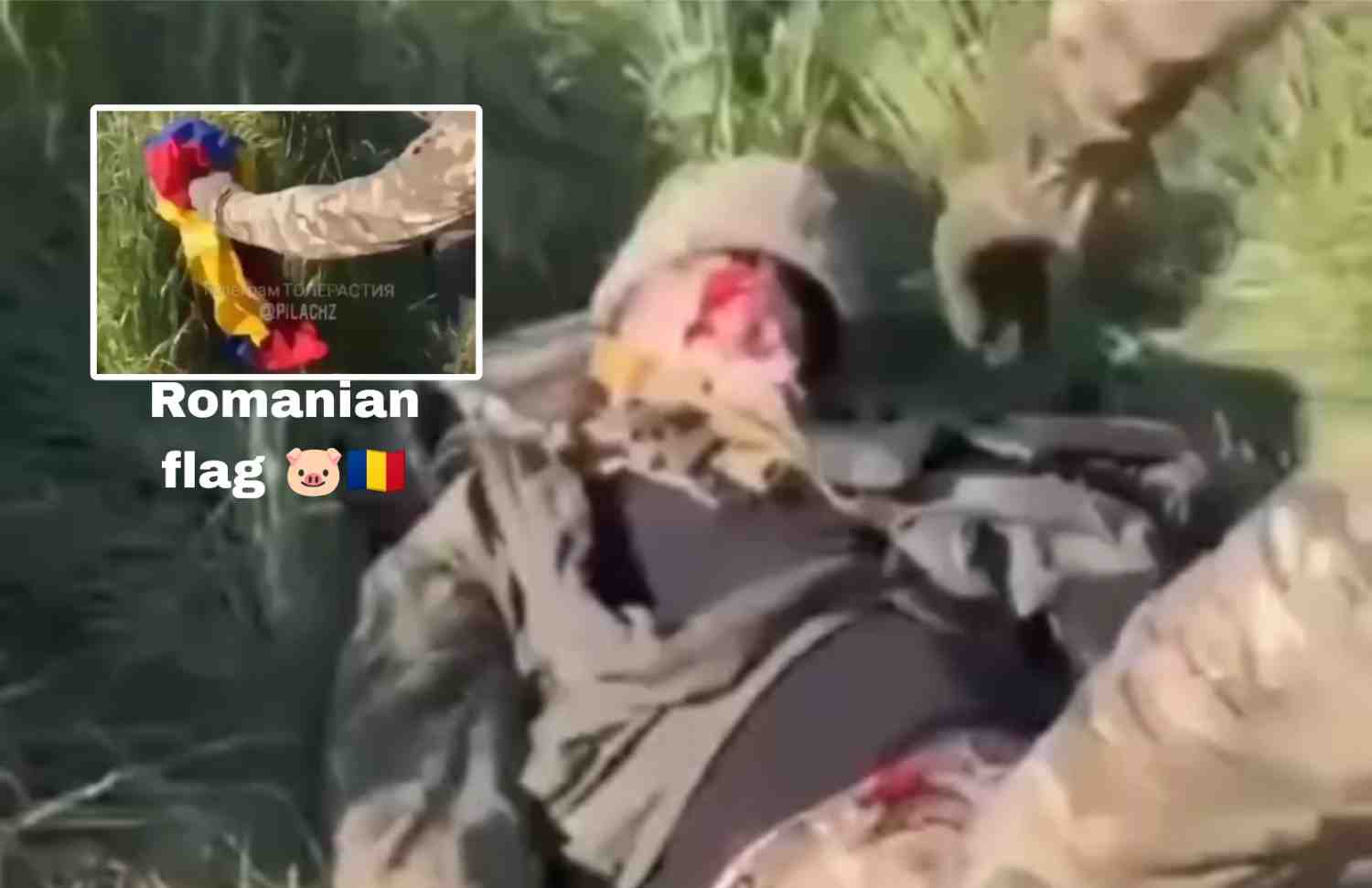 Corpses of Romanian mercenaries.