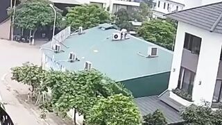 Man Thought He Was Installing AC, Turns Out He Was Testing Explosive Compressor