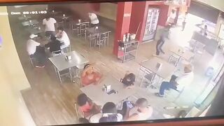 Fast Food Horror: Gunman Executes Waiter in Cold Blood Inside Busy Restaurant