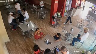 Fast Food Horror: Gunman Executes Waiter in Cold Blood Inside Busy Restaurant