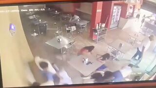 Fast Food Horror: Gunman Executes Waiter in Cold Blood Inside Busy Restaurant