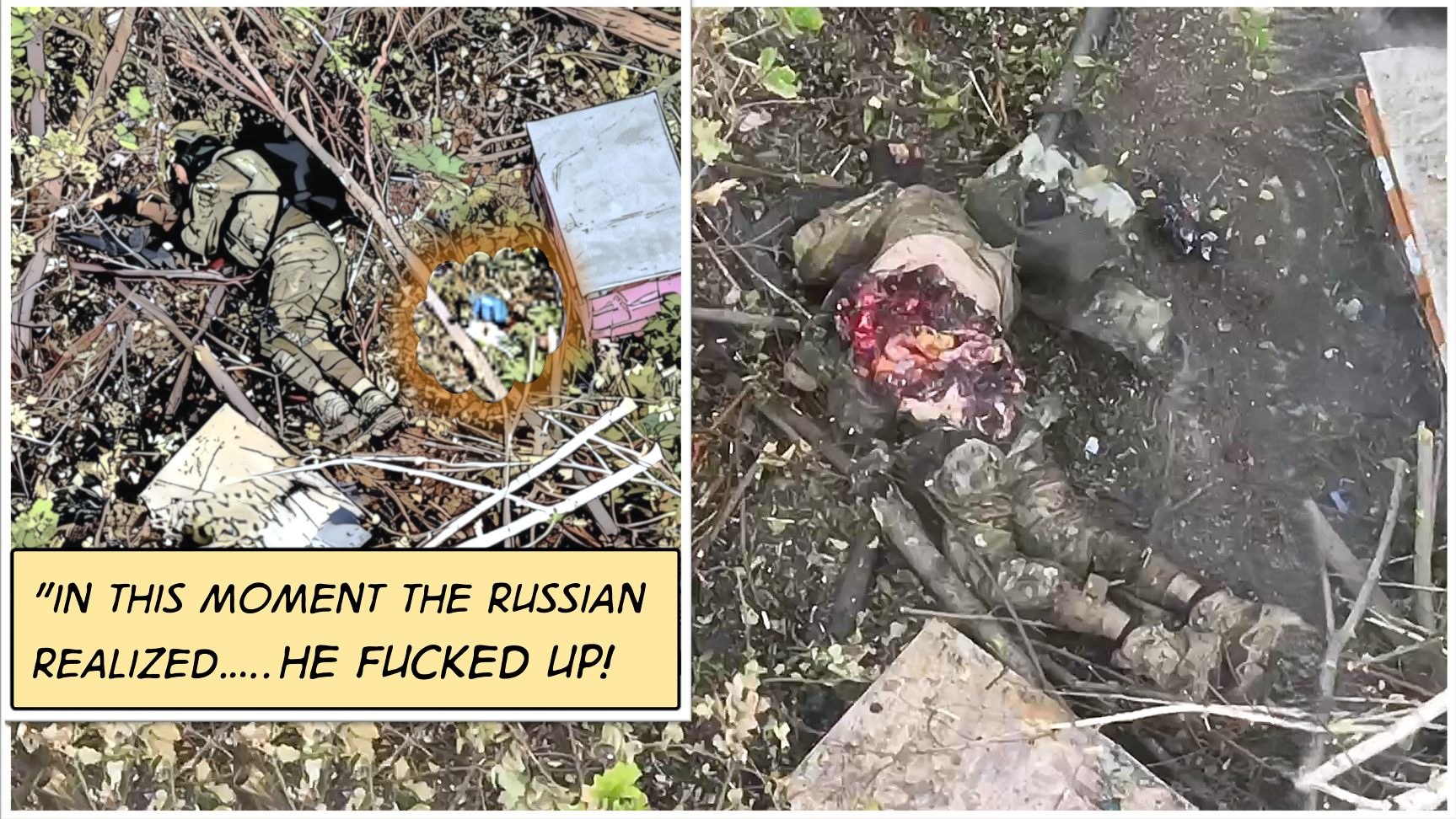 Nasty Russian Savagely Split in Half. — He's Still Moving!
