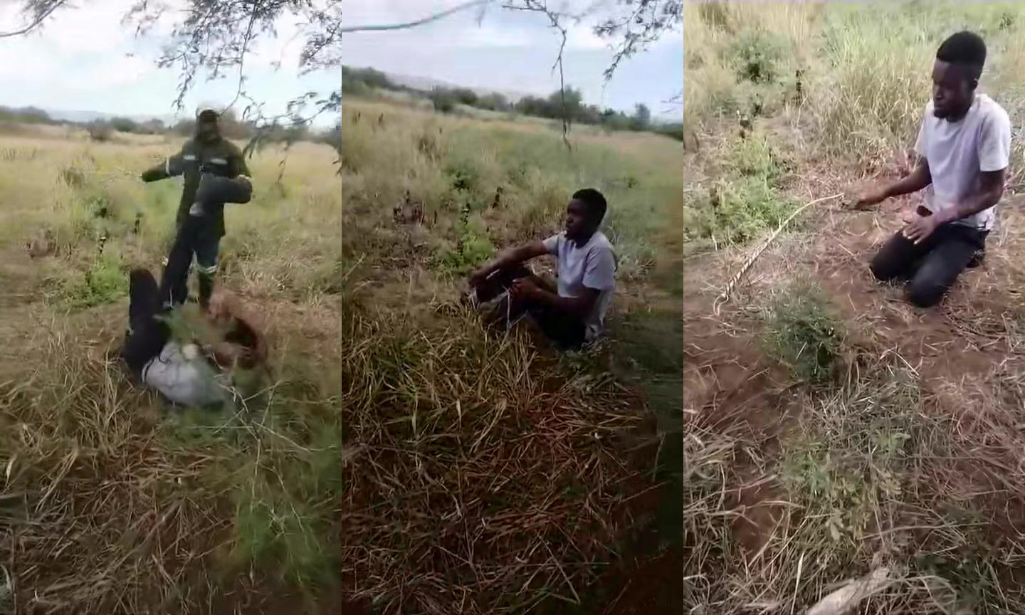 Betrayed Man Flogs A Lover Of His Wife