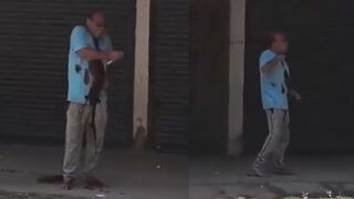 Man Slits His Own Throat & Stabs Himself 11 Times in Stomach After  Hammering Wife