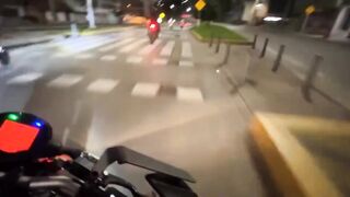 Colombian Biker Records Own Crash