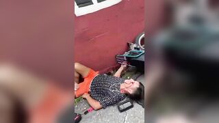 Collision Between Two Motorcycles Leaves Four Dudes In Pain In Suffering