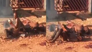 Three Thieves Burned Alive by Angry Mob After Brutal Lynching